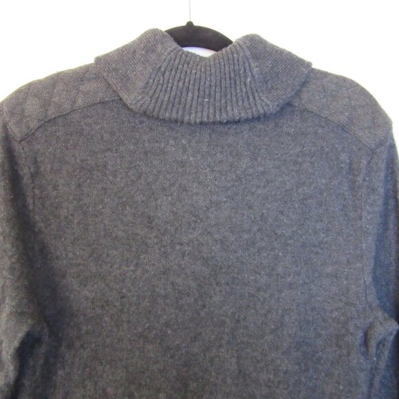 Banana Republic Gray Wool Collared Sweater Men's Medium - Picture 7 of 7